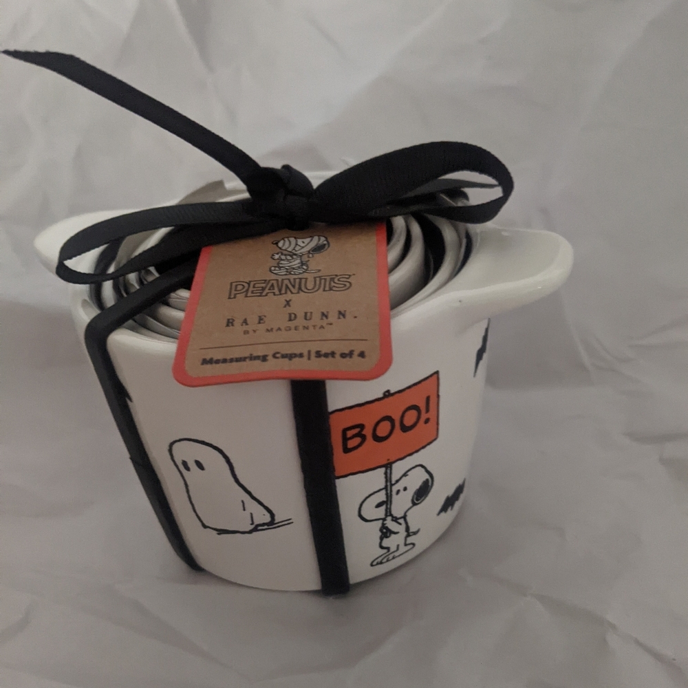 Peanuts x Rae Dunn Halloween Measuring Cups